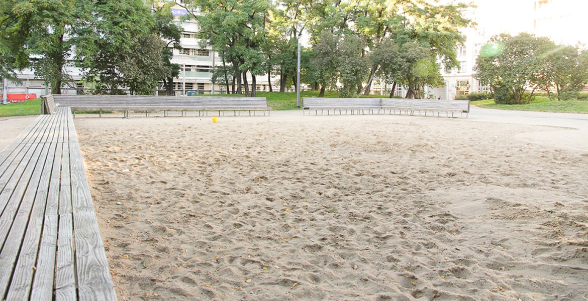 Riesen Sandkasten